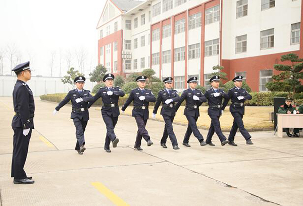 江苏省盐城监狱吹响冬季大练兵"集结号"